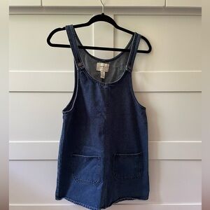 Denim Shit Overall Dress